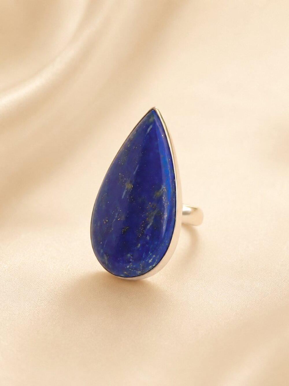 Lapis Lazuli Ring in Sterling Silver - Picture 4 of 6